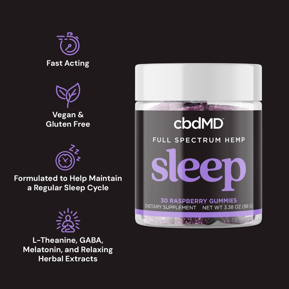 cbdMD-Sleep-CBD-Gummies-Raspberry-Full-Spectrum-30ct-90mg-THC-600mg-CBN-1500mg-CBD-4.jpg cbdMD-Sleep-CBD-Gummies-Raspberry-Full-Spectrum-30ct-90mg-THC-600mg-CBN-1500mg-CBD-4.jpg